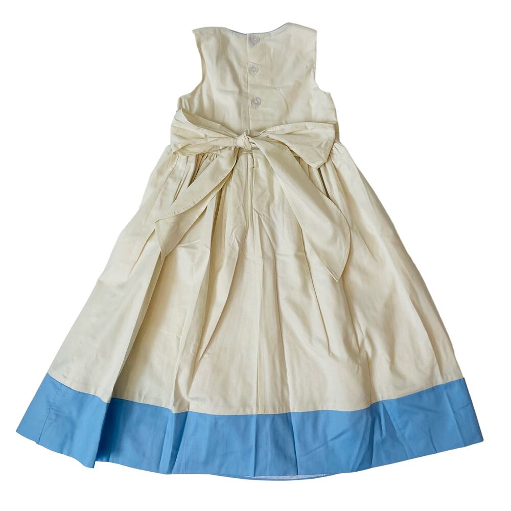 NWT Bailey Boys Size 5 Heritage Blue Floral Empire Dress - Picture 2 of 7